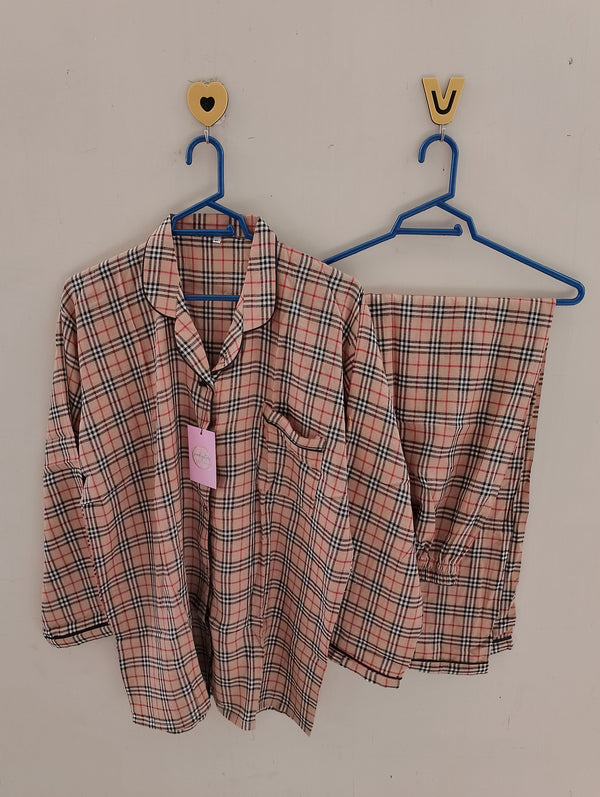 Burberry cotton pj suit