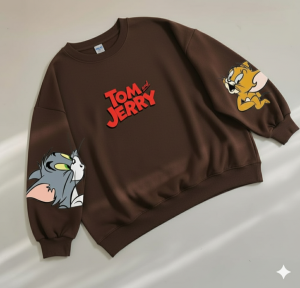 Tom and Jerry  Sweatshirt Brown