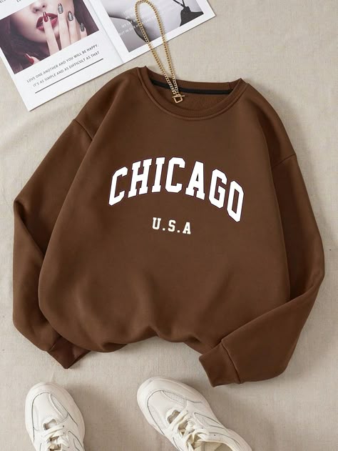 Brown Chicago sweatshirt