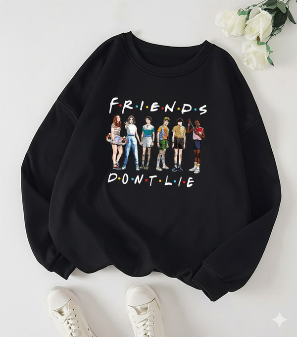 Friends don't lie sweatshirt black
