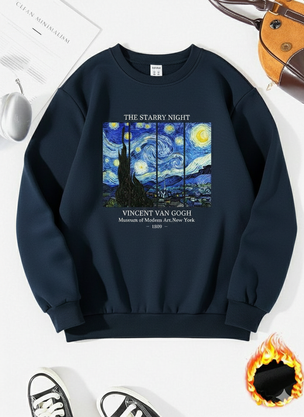 Starrty night Sweatshirt Navy blue