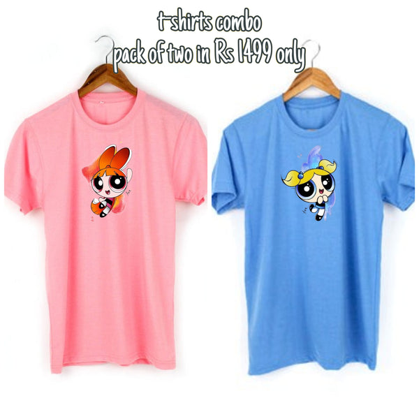 Pack of two t-shirts ( blossom - bubbles)