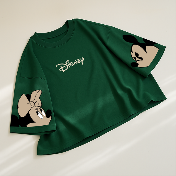 Evergreen disney oversize drop shoulder t-shirt