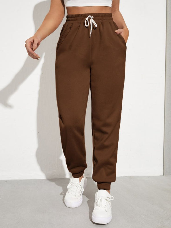Brown summers basic trouser